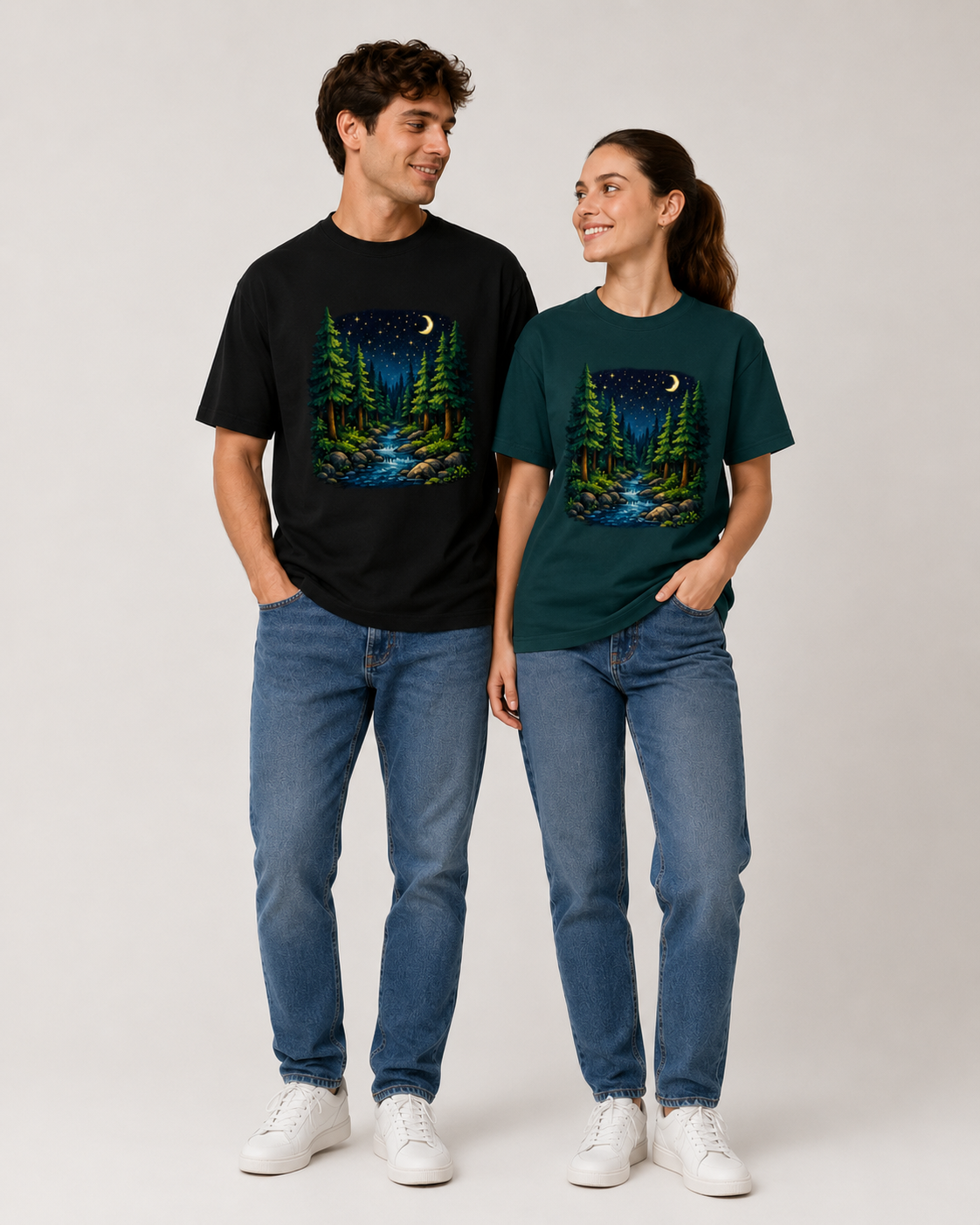 Midnight Forest T shirt - Women