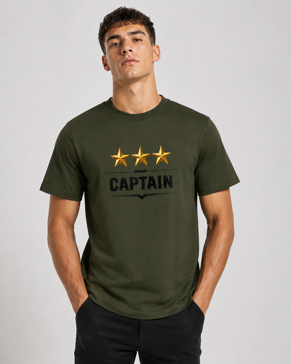 Army Captain Tshirt - Unisex Classic Crew T-Shirt