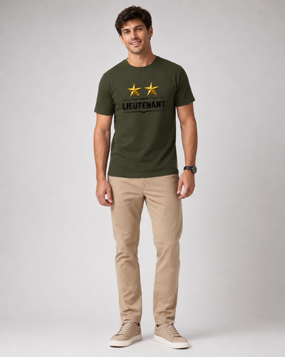 Army Lieutenant T-shirt - Unisex Classic Crew T-Shirt