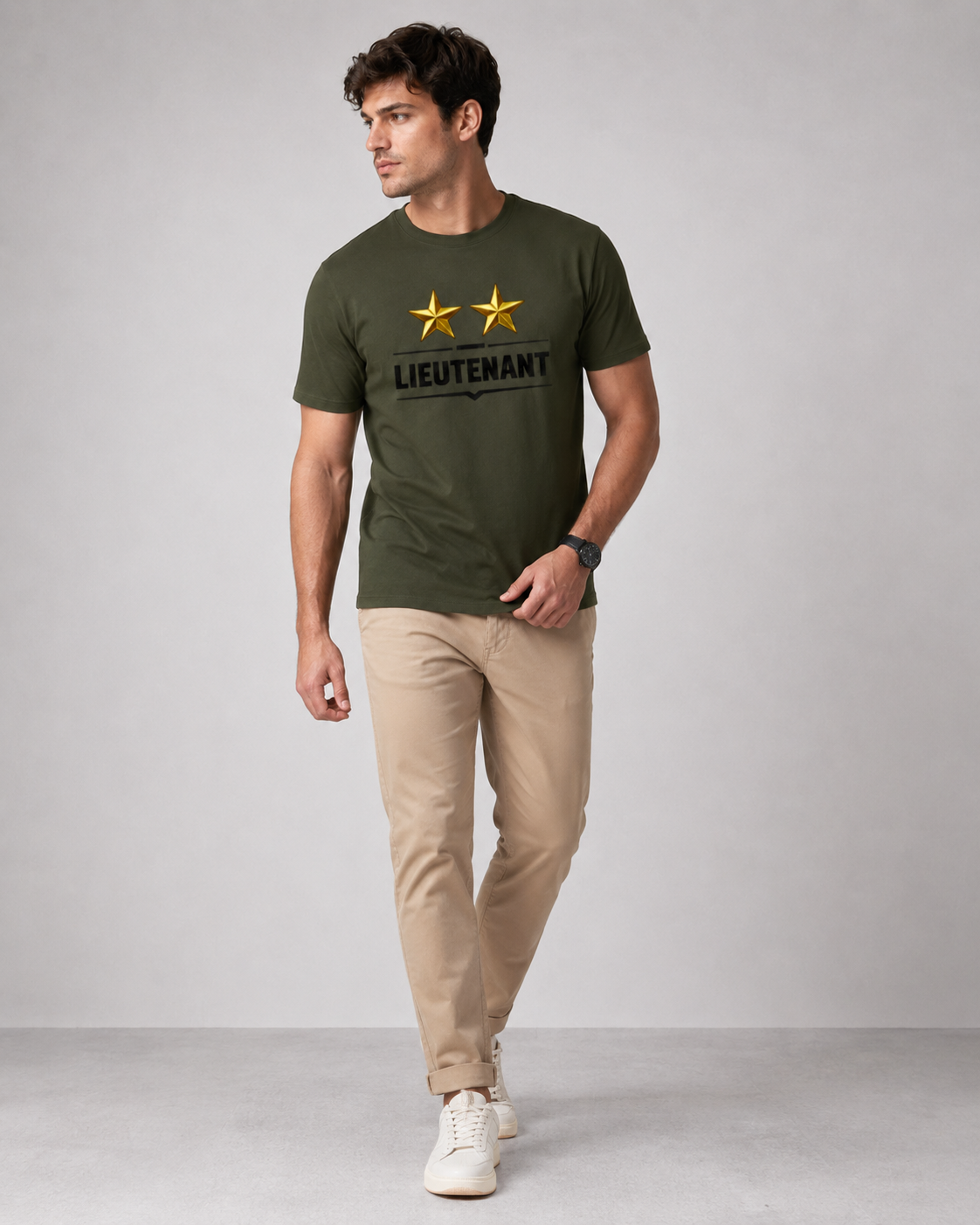 Army Lieutenant T-shirt - Unisex Classic Crew T-Shirt