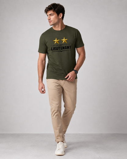 Army Lieutenant T-shirt - Unisex Classic Crew T-Shirt