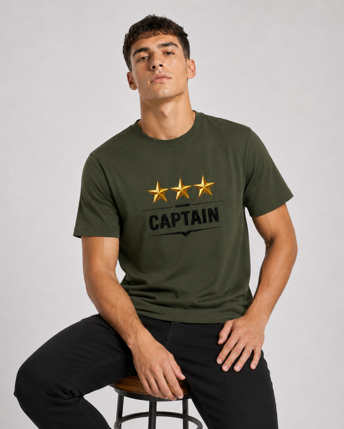 Army Captain Tshirt - Unisex Classic Crew T-Shirt