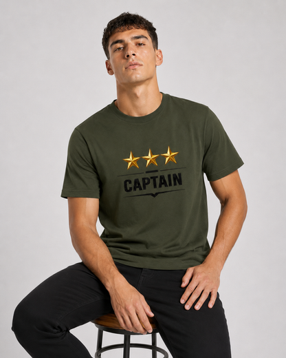Army Captain Tshirt - Unisex Classic Crew T-Shirt