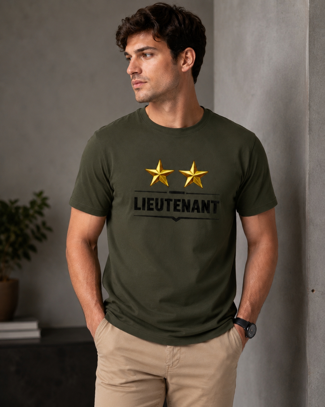 Army Lieutenant T-shirt - Unisex Classic Crew T-Shirt