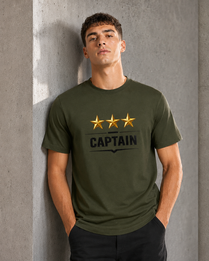 Army Captain Tshirt - Unisex Classic Crew T-Shirt