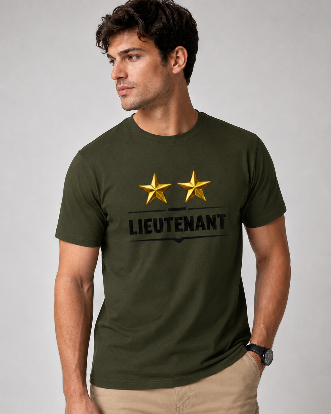 Army Lieutenant T-shirt - Unisex Classic Crew T-Shirt