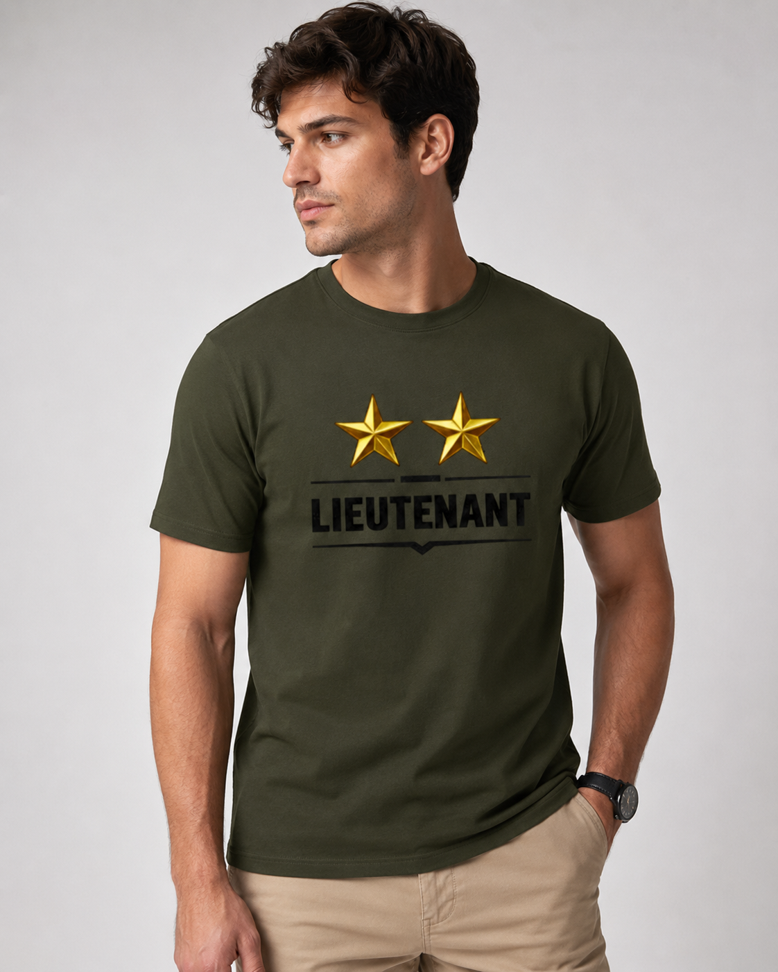 Army Lieutenant T-shirt - Unisex Classic Crew T-Shirt