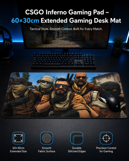 CSGO-Inferno Gaming Pad 60cm X 30cm