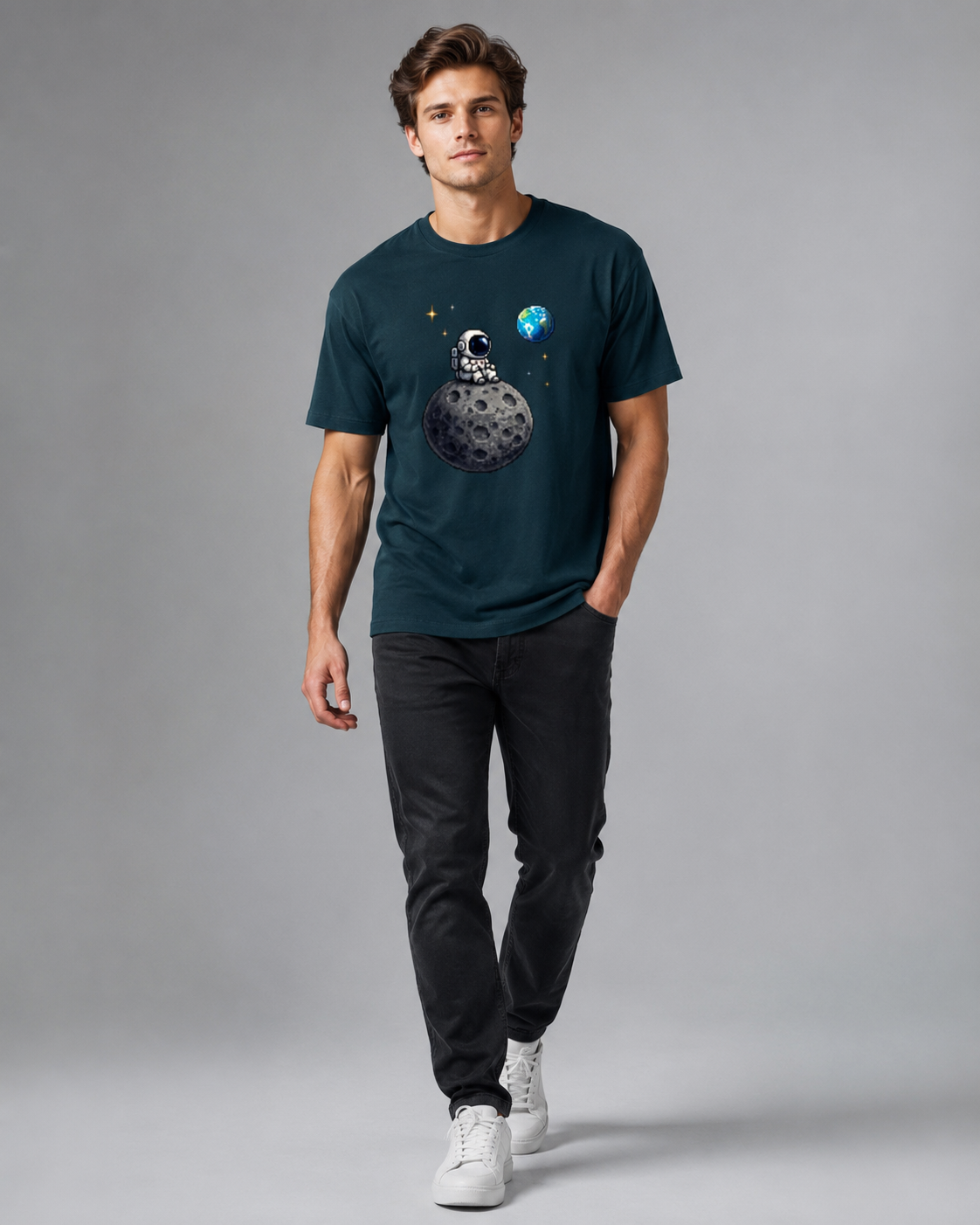 Cosmic Explorer T-shirt - Unisex Classic Crew T-Shirt