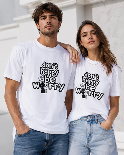 Don’t Happy, Be Worry T-shirt Women's