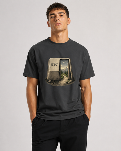 Escape Key T-shirt- Unisex Classic Crew T-Shirt