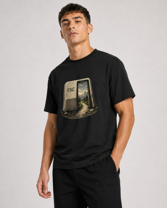 Escape Key T-shirt- Unisex Classic Crew T-Shirt
