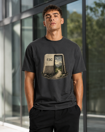 Escape Key T-shirt- Unisex Classic Crew T-Shirt