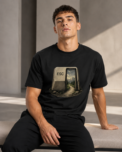 Escape Key T-shirt- Unisex Classic Crew T-Shirt