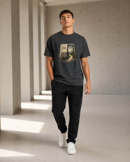 Escape Key T-shirt- Unisex Classic Crew T-Shirt