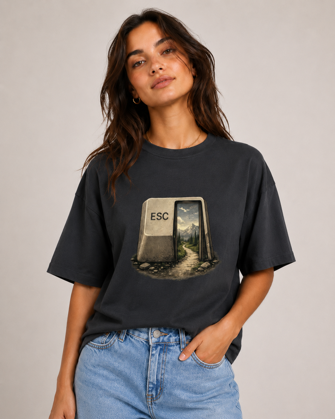 Escape Key T-shirt- Women