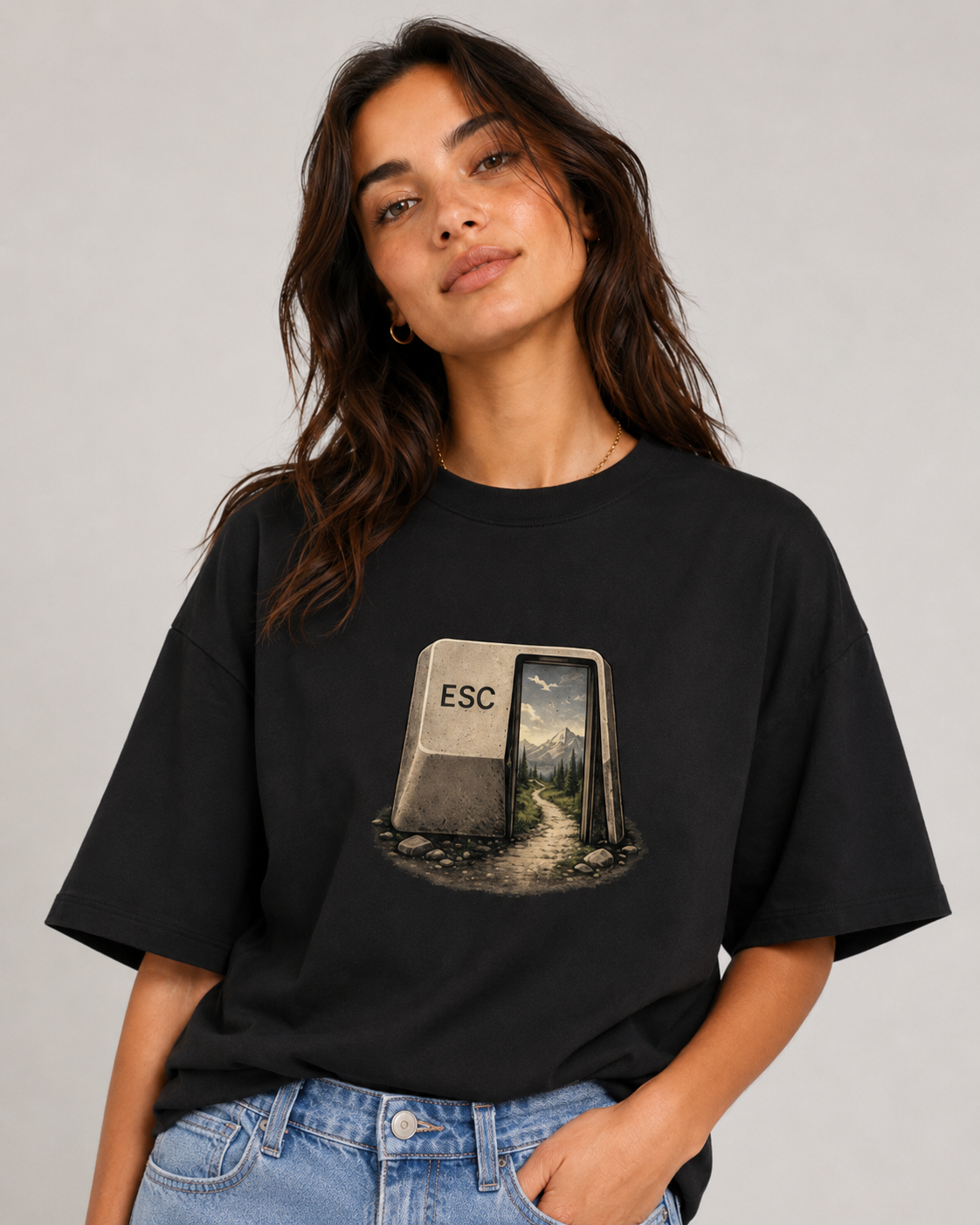 Escape Key T-shirt- Women