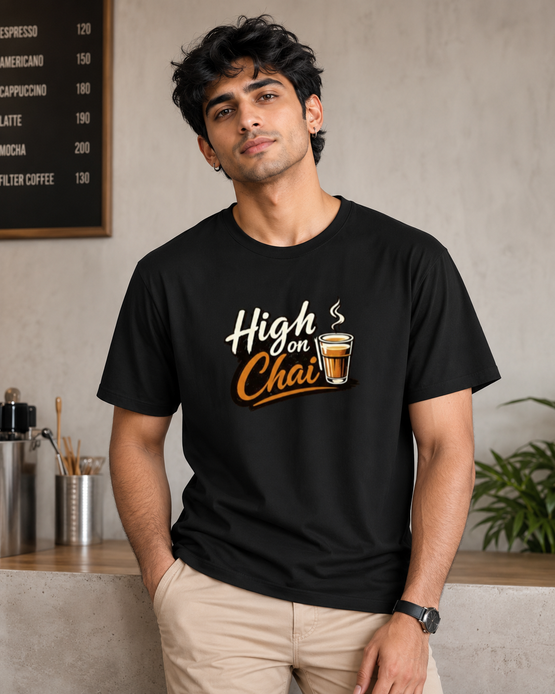 High on Chai - Unisex Classic Crew T-Shirt