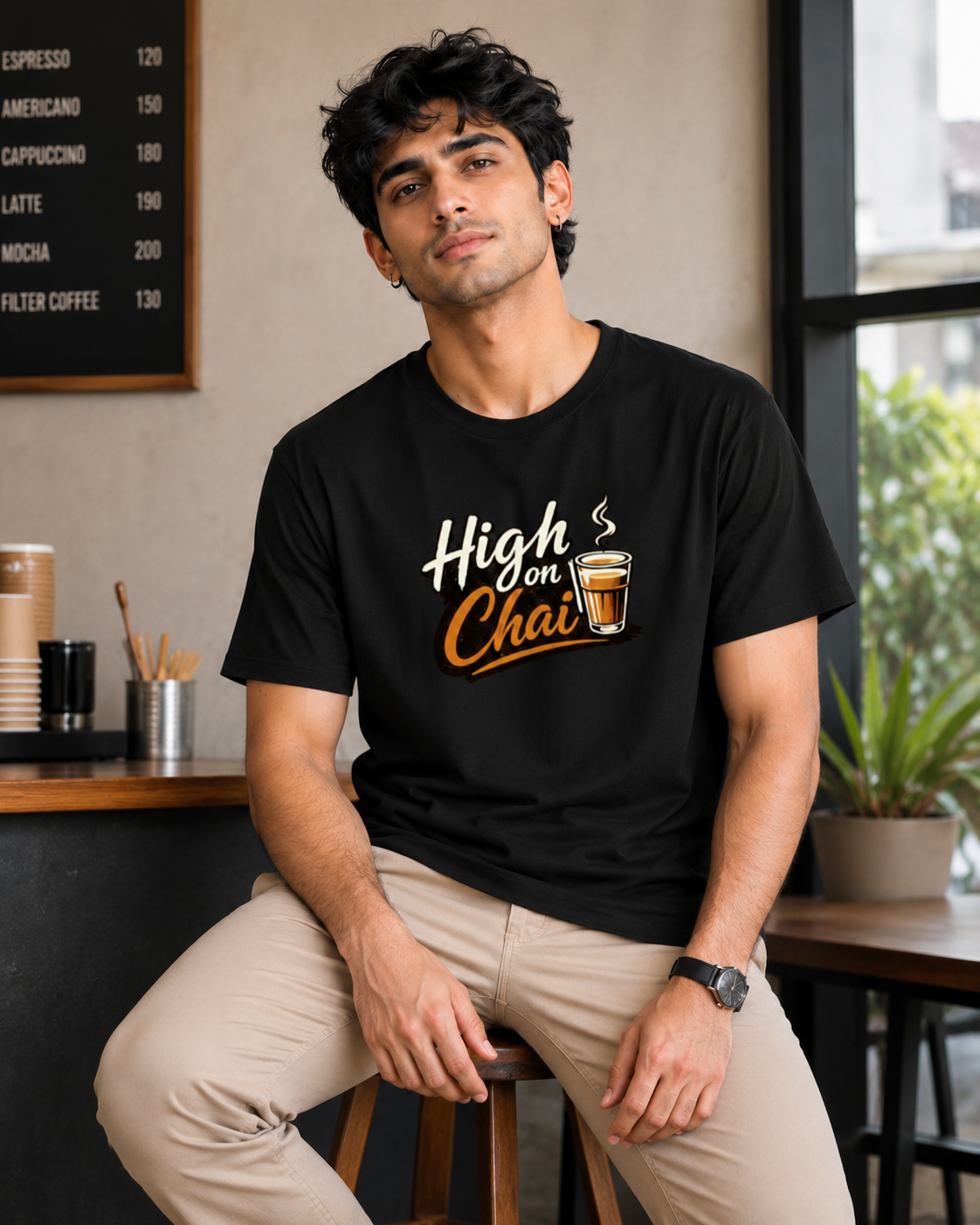 High on Chai - Unisex Classic Crew T-Shirt