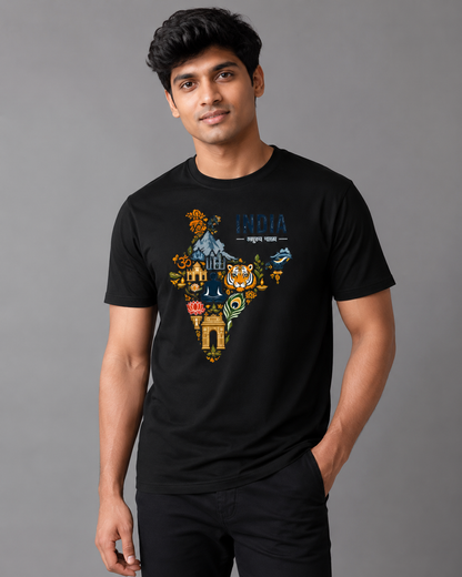 India Heritage T-shirt- Unisex Classic Crew T-Shirt