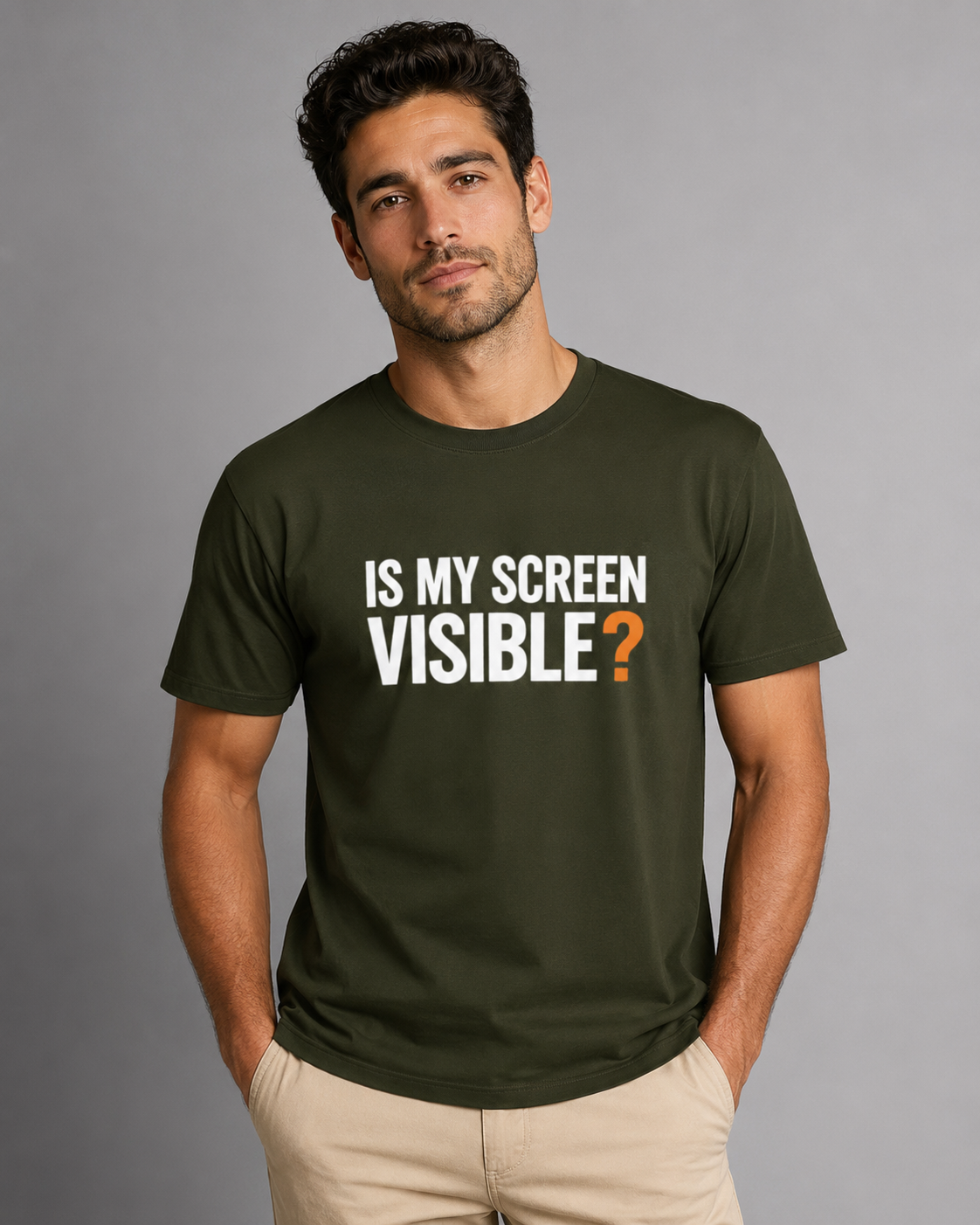 Is My Screen Visible?- Unisex Classic Crew T-Shirt