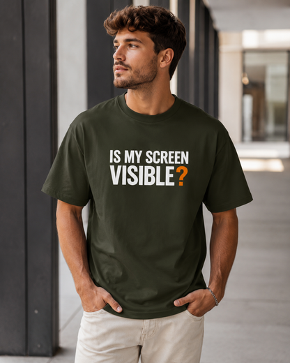 Is My Screen Visible?- Unisex Classic Crew T-Shirt