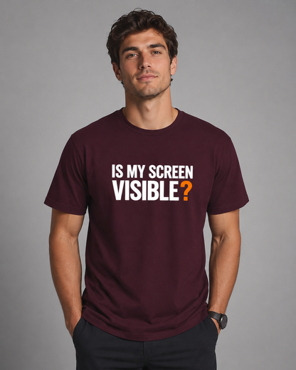 Is My Screen Visible?- Unisex Classic Crew T-Shirt