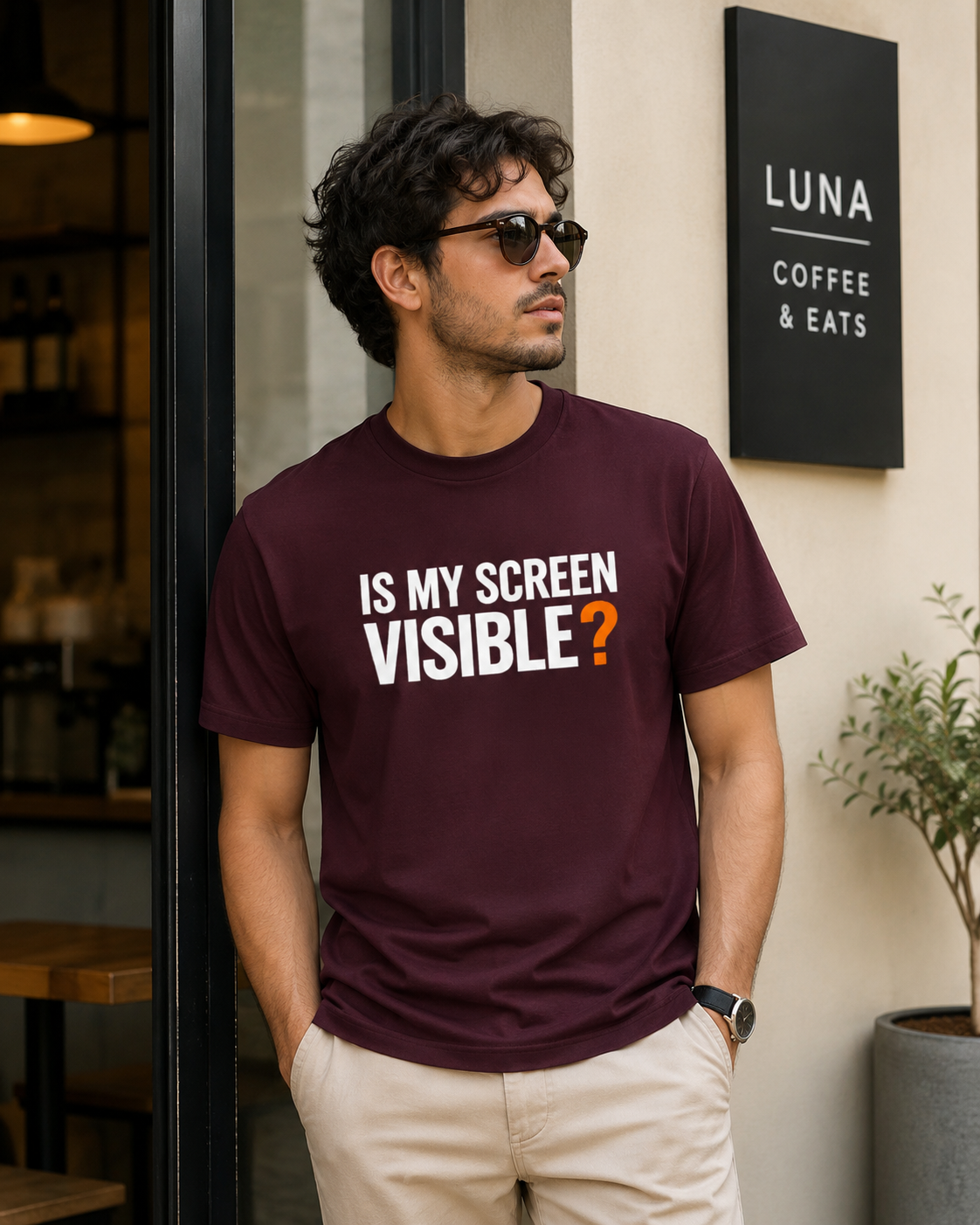 Is My Screen Visible?- Unisex Classic Crew T-Shirt