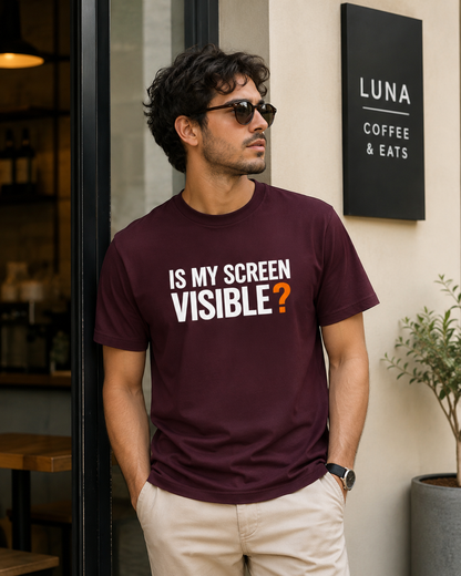 Is My Screen Visible?- Unisex Classic Crew T-Shirt