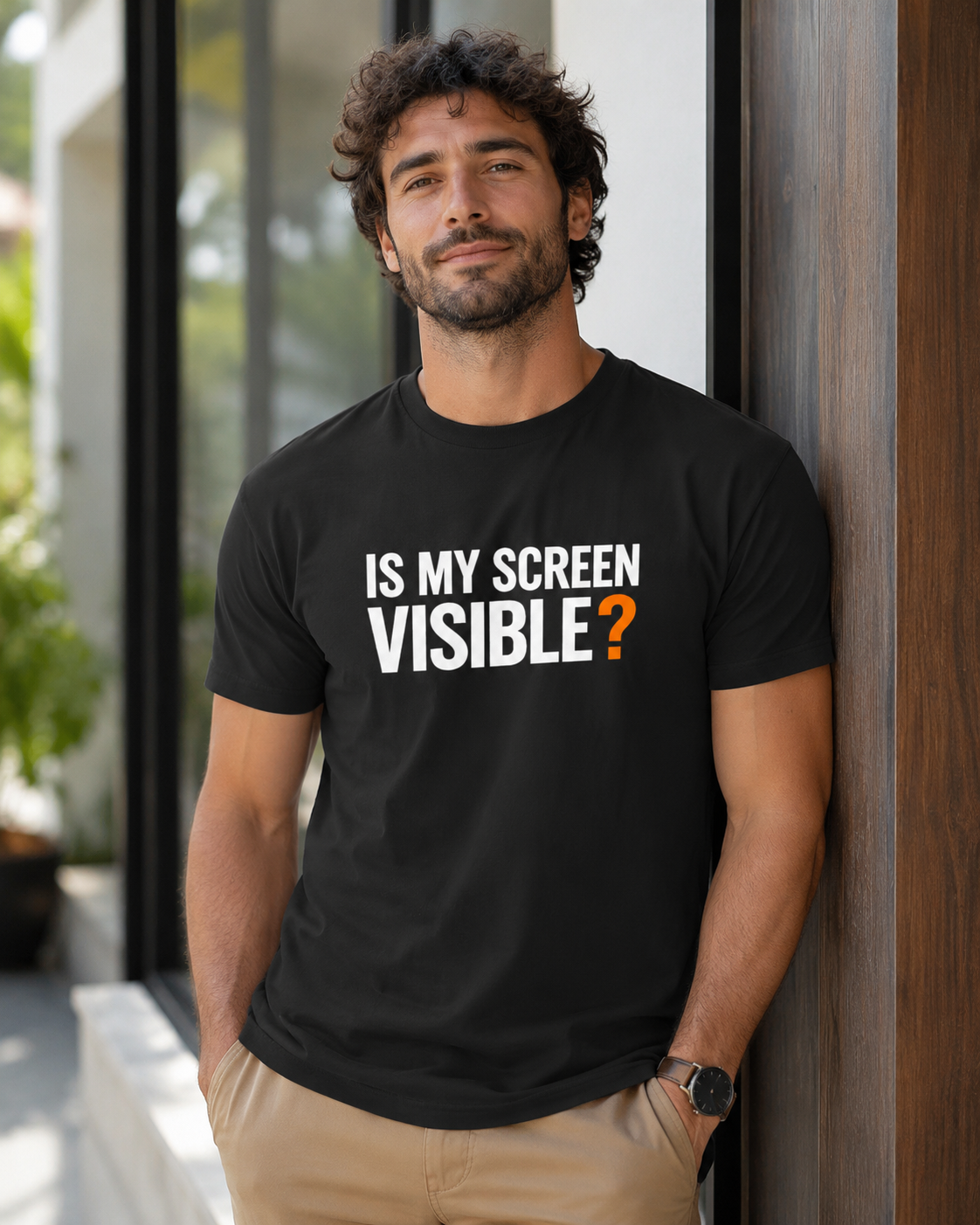 Is My Screen Visible?- Unisex Classic Crew T-Shirt