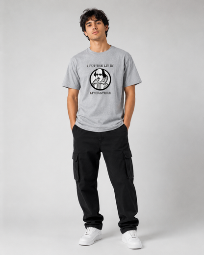 Lit in Literature T-Shirt- Unisex Classic Crew T-Shirt