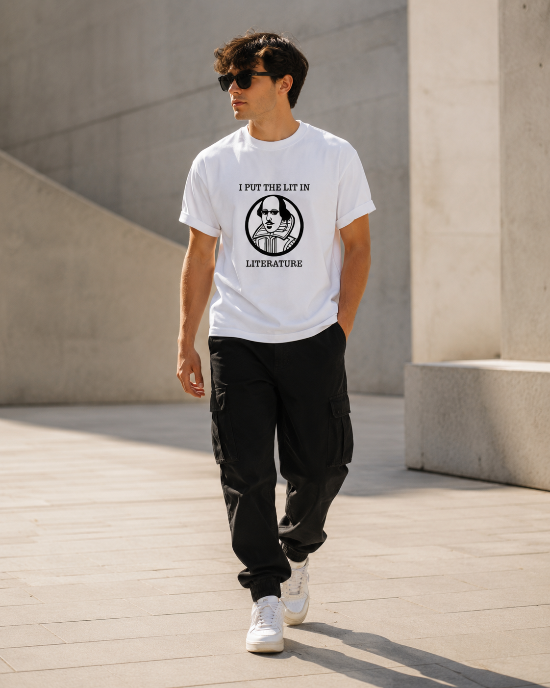 Lit in Literature T-Shirt- Unisex Classic Crew T-Shirt