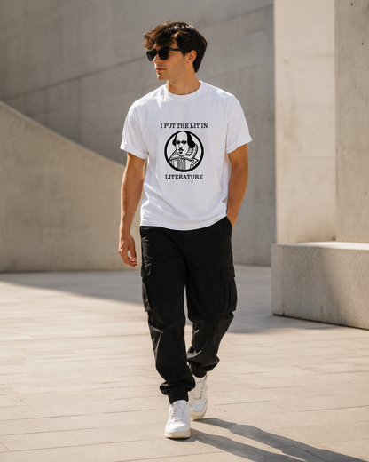 Lit in Literature T-Shirt- Unisex Classic Crew T-Shirt