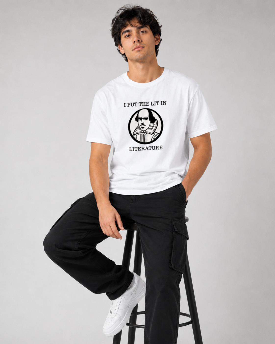Lit in Literature T-Shirt- Unisex Classic Crew T-Shirt