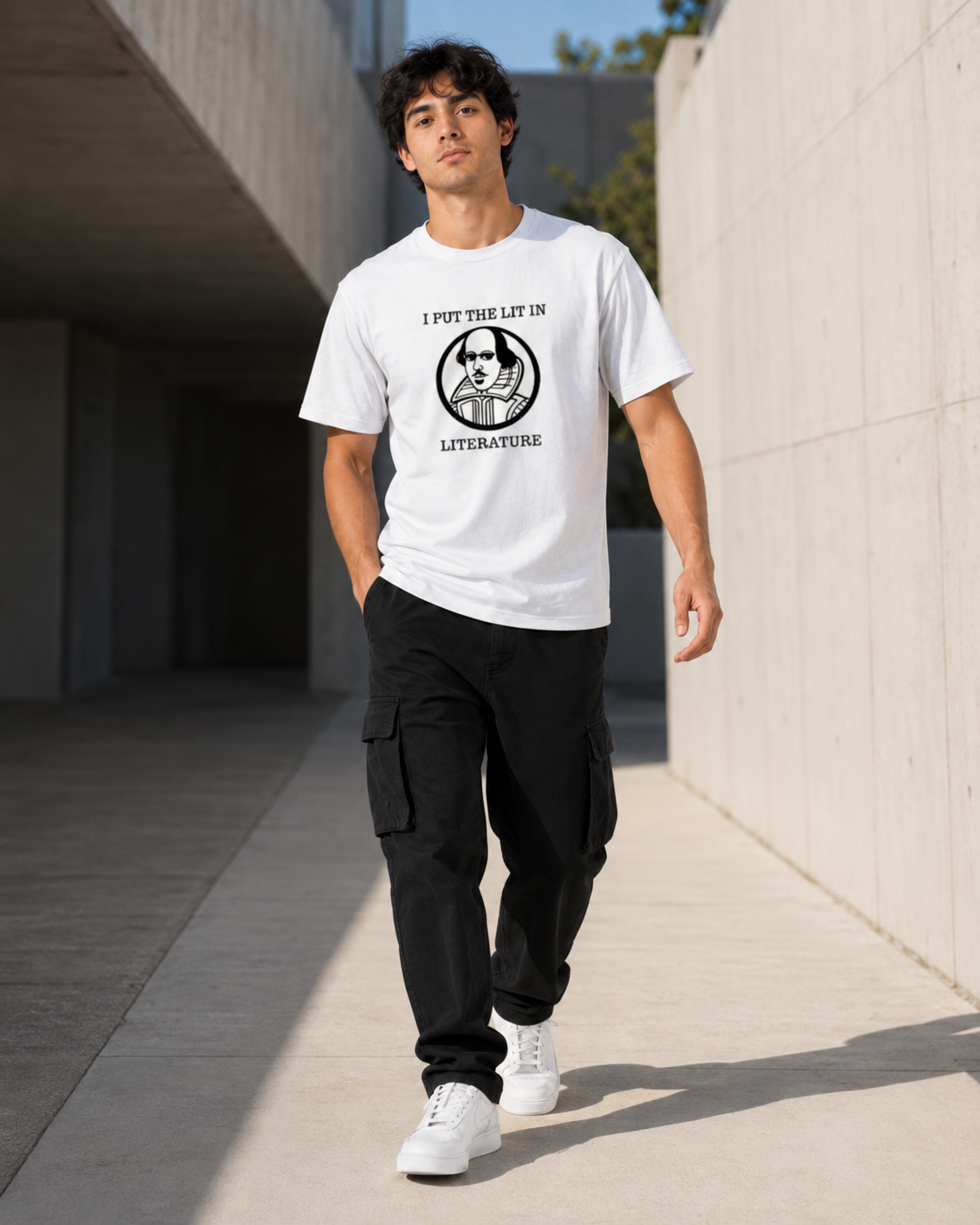 Lit in Literature T-Shirt- Unisex Classic Crew T-Shirt