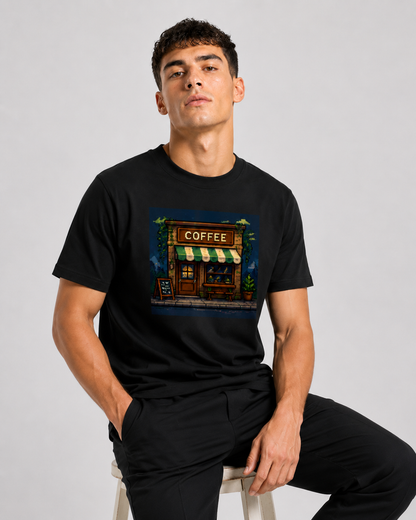 Midnight Coffee Tshirt - Unisex Classic Crew T-Shirt