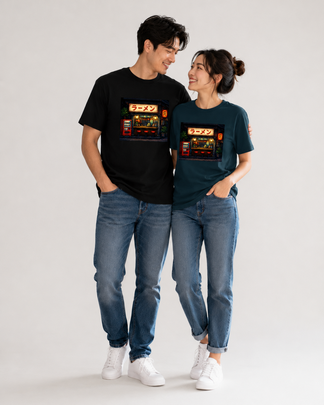 Midnight Ramen T-shirt - Unisex Classic Crew T-Shirt