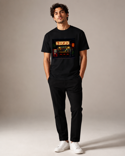 Midnight Ramen T-shirt - Unisex Classic Crew T-Shirt