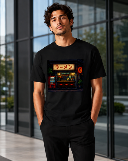 Midnight Ramen T-shirt - Unisex Classic Crew T-Shirt