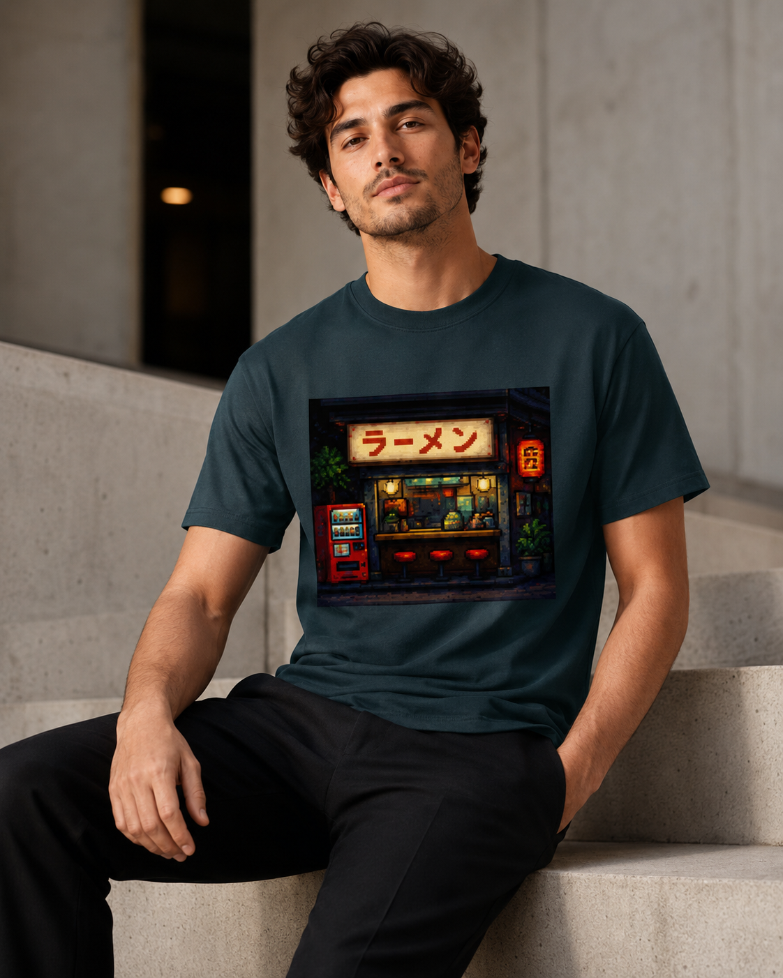 Midnight Ramen T-shirt - Unisex Classic Crew T-Shirt