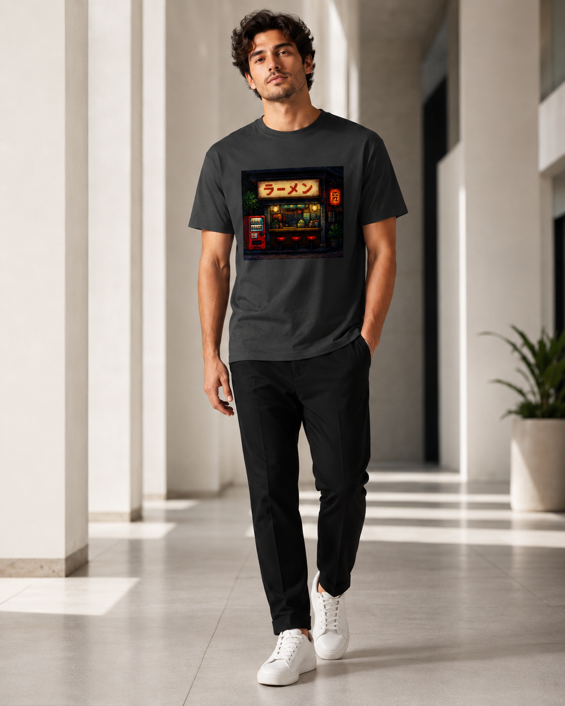 Midnight Ramen T-shirt - Unisex Classic Crew T-Shirt