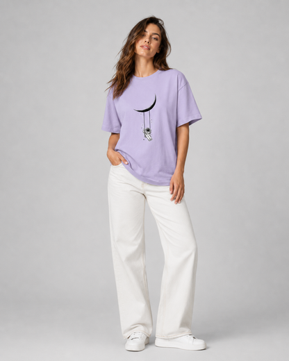 Moon Drift Graphic Tee - Women