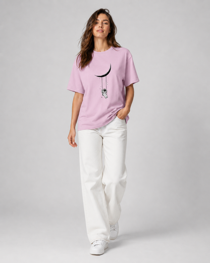 Moon Drift Graphic Tee - Women