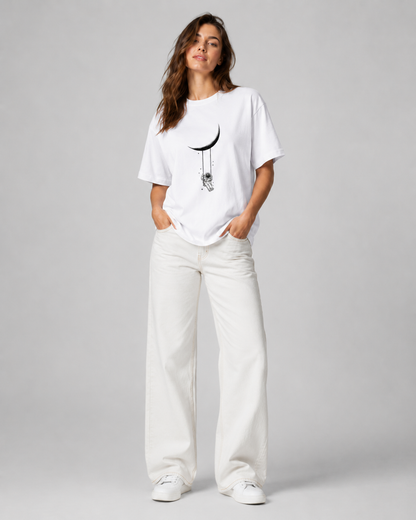 Moon Drift Graphic Tee - Women