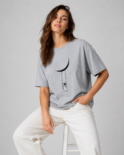 Moon Drift Graphic Tee - Women