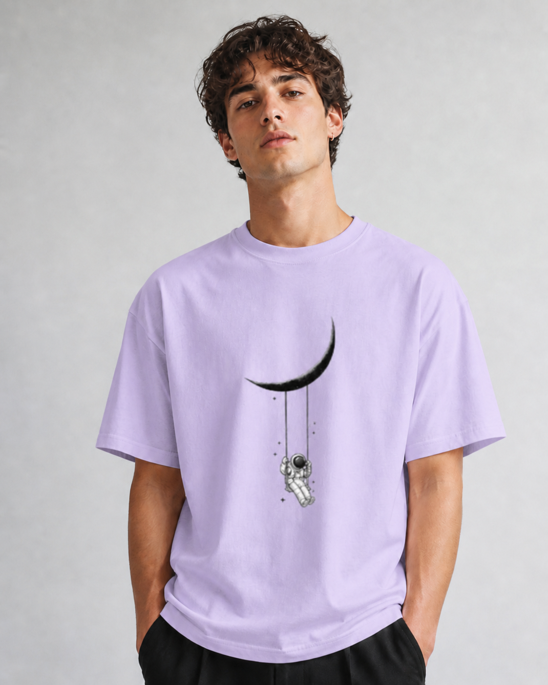 Moon Drift Graphic T-Shirt
