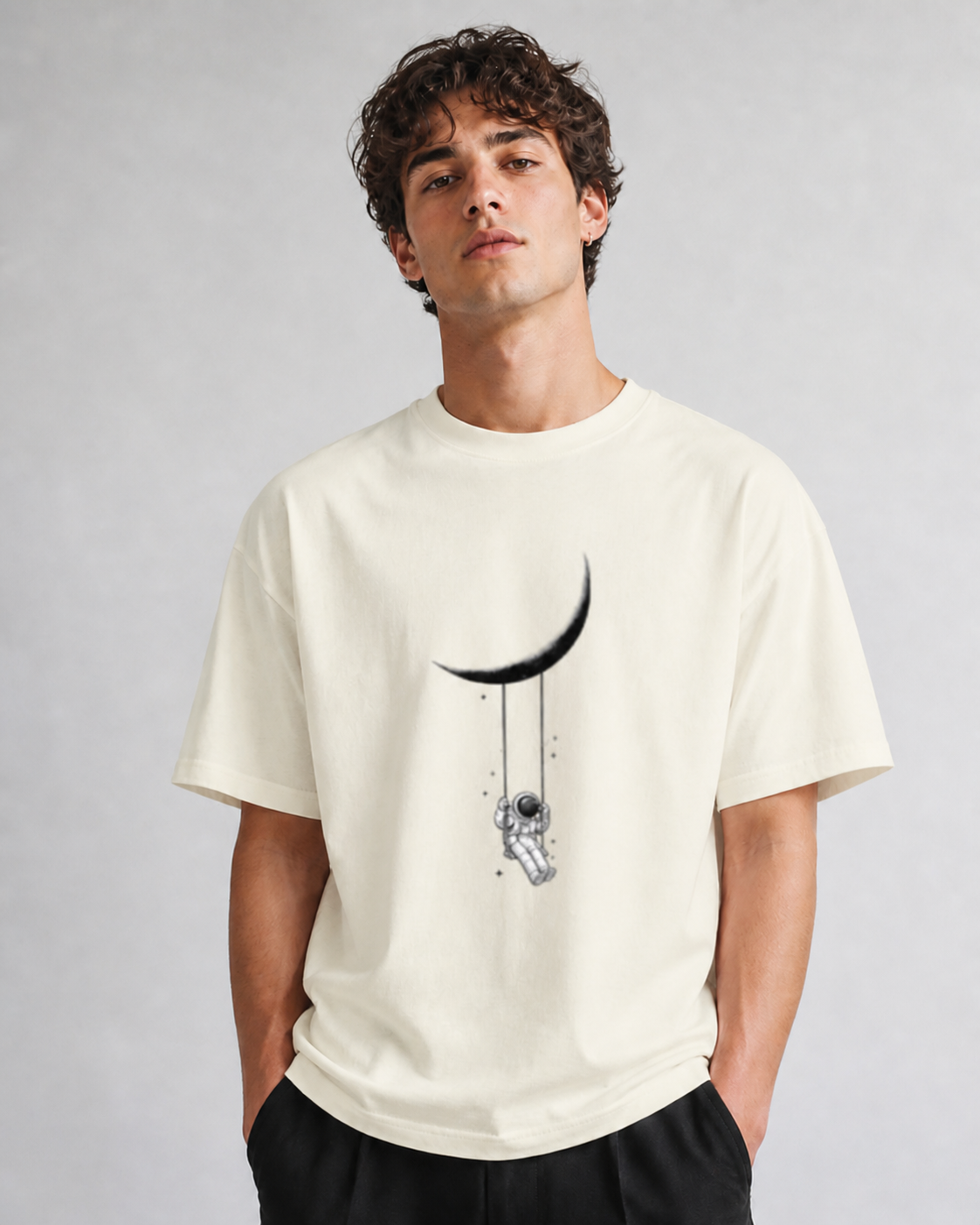 Moon Drift Graphic T-Shirt