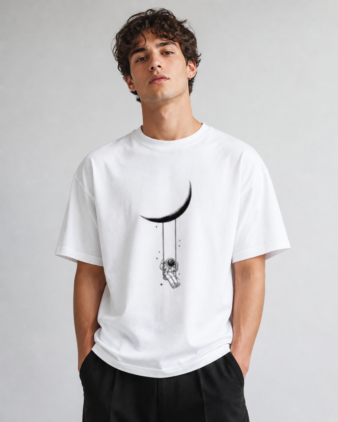 Moon Drift Graphic T-Shirt