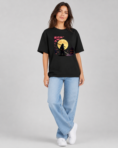 Moonlit Samurai T-shirt - Women