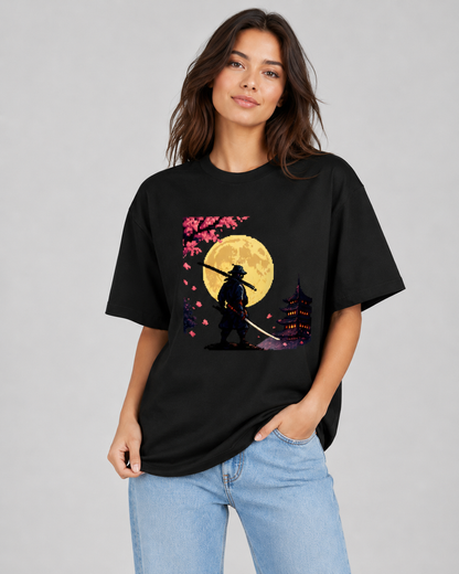Moonlit Samurai T-shirt - Women